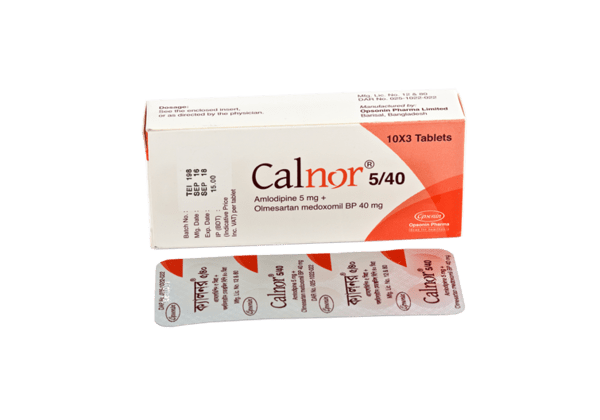 Tab. Calnor 5/40 mg