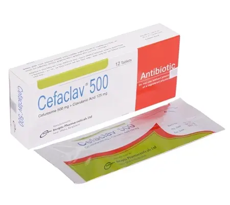 Tab. Cefaclav 500 mg