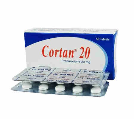 Tab. Cortan 20 mg