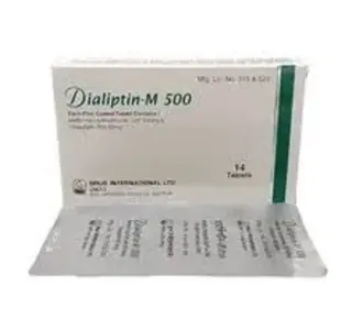 Tab. Dialiptin M 500 mg