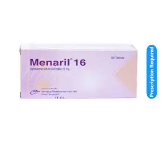 Tab. Menaril 16 mg