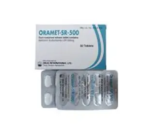 Tab. Oramet SR 500 mg