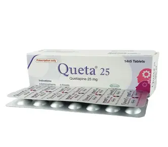 Tab. Queta 25 mg