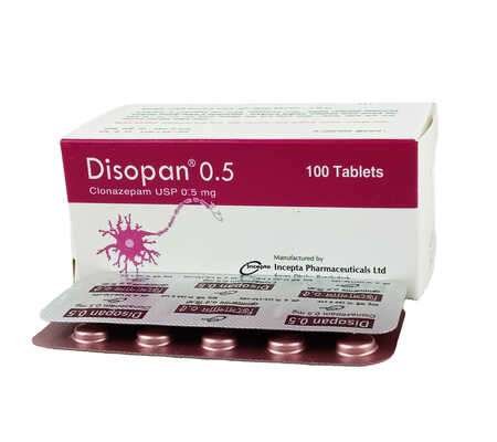 Tab. Disopan 0.5 mg