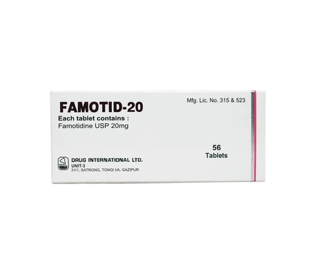 Tab. Famotid 20 mg