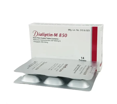 Tab. Dialiptin M 850 mg