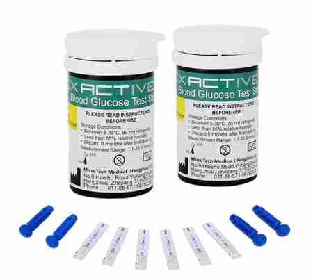 Exactive Blood Glucose Test Strips 50pcs