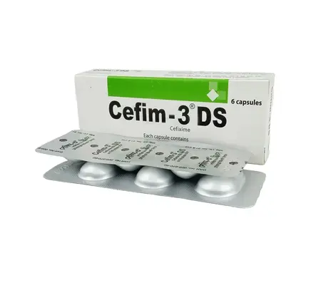 Cap. Cefim 3 DS 400 mg