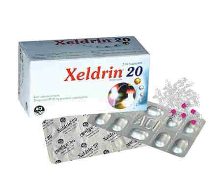Cap. Xeldrin 20 mg