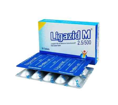 Tab. Ligazid M 2.5/500 mg