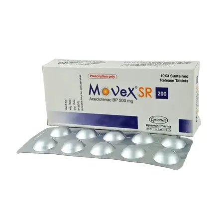 Tab. Movex SR 200 mg