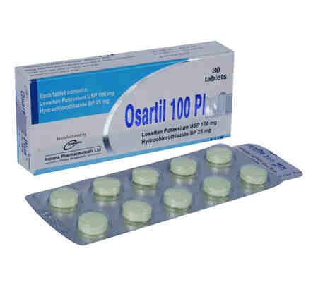 Tab. Osartil Plus 100/25 mg