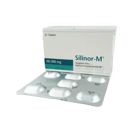 Tab. Silinor M 50/500 mg