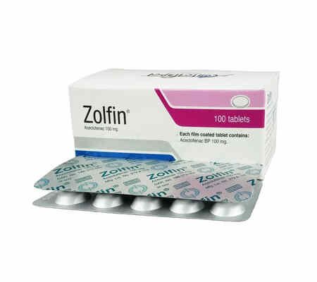 Tab. Zolfin 100 mg