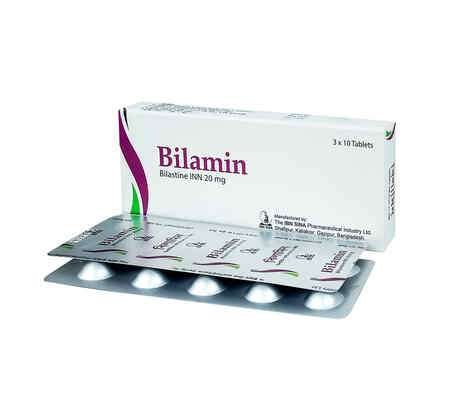 Tab. Bilamin 20 mg