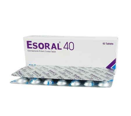 Tab. Esoral 40 mg