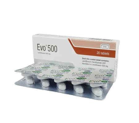 Tab. Evo 500 mg