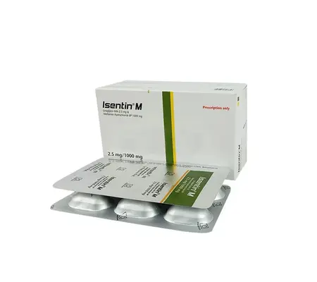 Tab. Isentin M 2.5/1000 mg