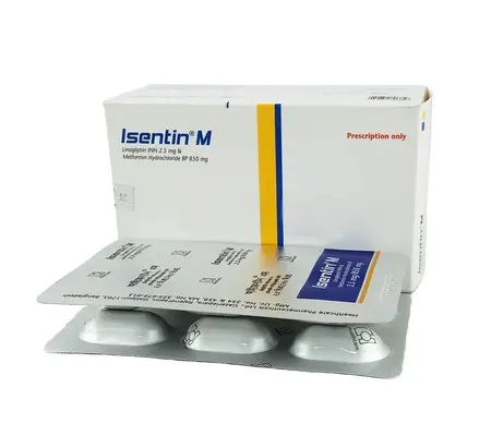 Tab. Isentin M 2.5/850 mg