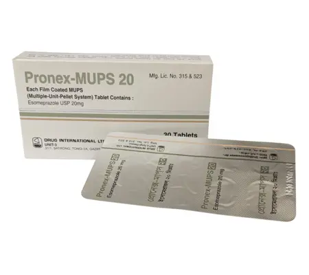 Tab. Pronex Mups 20 mg
