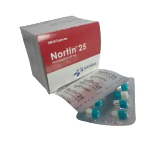 Cap. Nortin 25 mg