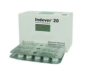 Tab. Indever 20 mg