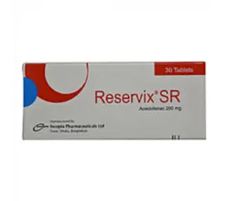 Tab. Reservix SR 200 mg