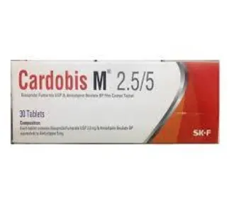 Tab. Cardobis M 2.5/5 mg