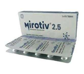Tab. Mirotiv 2.5 mg