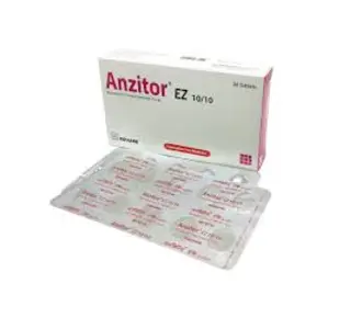 Tab. Anzitor EZ  10/10 mg