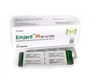 Tab. Emjard M XR 10/1000 mg