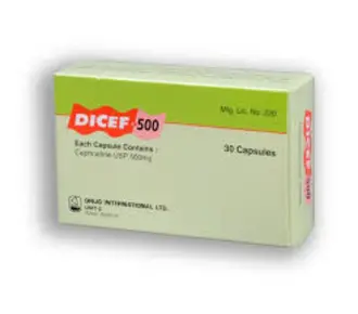 Cap. Dicef 500 mg