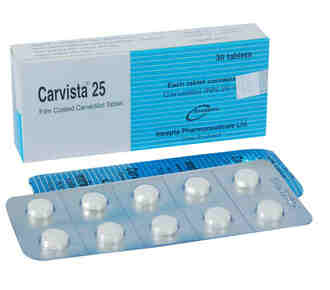 Tab. Carvista 25 mg