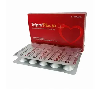 Tab. Telpro Plus 80/12.5 mg