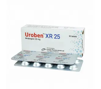 Tab. Uroben XR 25 mg