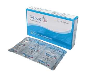 Cap. Nepco 25 mg